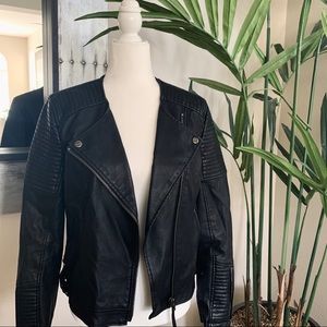 Topshop Faux Leather Jacket
